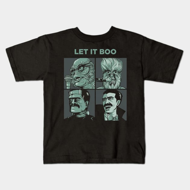 Let it Boo Kids T-Shirt by brentbaldwin